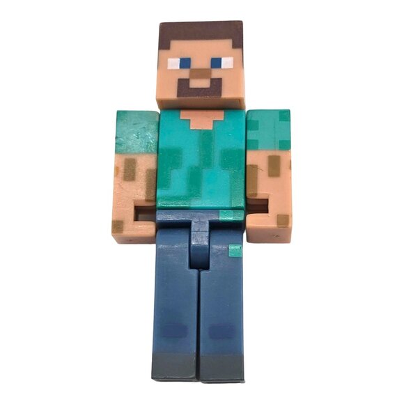 Mattel 2017 Minecraft Action Figure Lot of 5 Zombie Flower Girl Witch Steve Alex - Picture 11 of 16